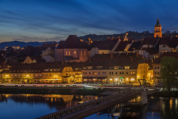 Panoramic view  of Maribor. Slovenia