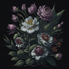 background with flowers