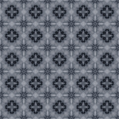 Seamless abstract square pattern. Modern texture - digital art. Fabric abstract kaleidoscope