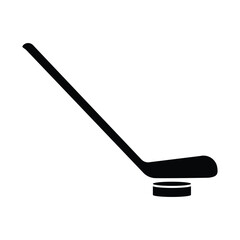 Hockey icon, logo on white background