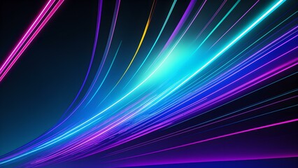 Photo of long exposure light streaks in the dark