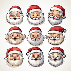 santa claus and christmas tree