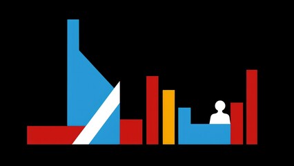 Photo of a colorful abstract design on a dark background