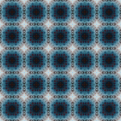 Seamless abstract square pattern. Modern texture - digital art. Fabric abstract kaleidoscope