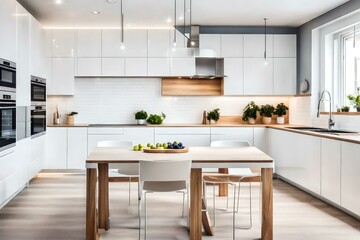 modern kitchen interior