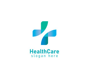 Medical health-care logo design template.- vector illustrator