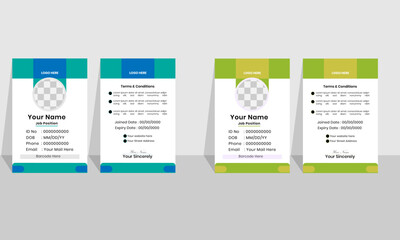 ID Card Template.