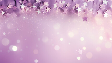 Fondo púrpura brillante con estrellas