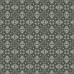 Seamless abstract square pattern. Modern texture - digital art. Fabric abstract kaleidoscope