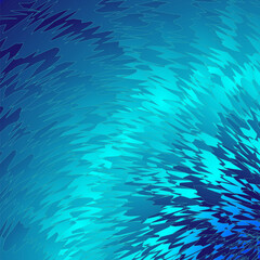 Fototapeta na wymiar Vector abstract pattern in the form of a sea wave on a blue gradient background