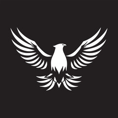 white dove with wings