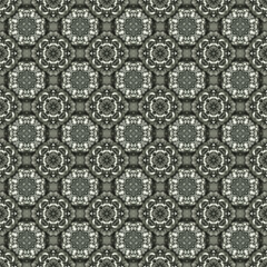 Seamless abstract square pattern. Modern texture - digital art. Fabric abstract kaleidoscope