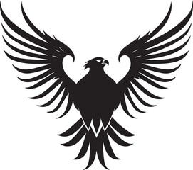 eagle with wings illustration