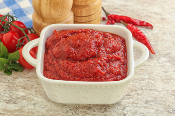 Natural organic pure tomato pasta