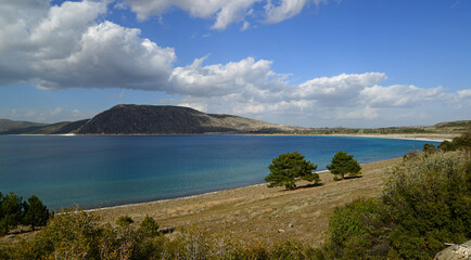 Salda Lake is in Burdur, Turkey.