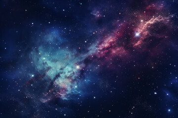 Background of a photograph in outer space