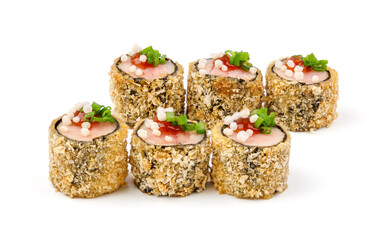 rolls on white background for food delivery website menu 6