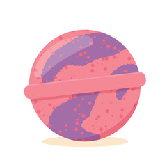 aromatic bath bomb icon- vector illustration