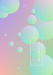 Holographic fluid with radial circles