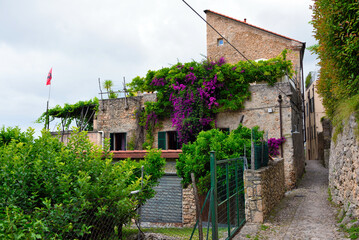 the ancient village of Verezzi Savona Italy