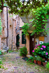 the ancient village of Verezzi Savona Italy	
