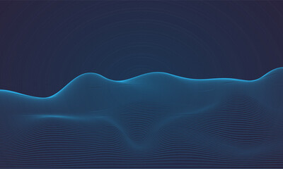 Abstract wave line background. Vector geometric background. Modern stylish texture. Abstract bg.