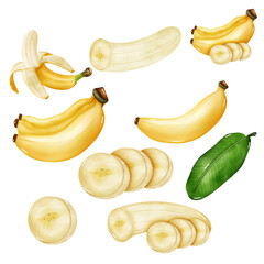 collection of bananas