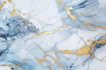 White and gold marble texture background.
