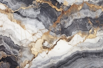 White and gold marble texture background.