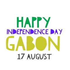 Happy independence day Gabon 17 august national international 