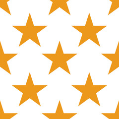 star seamless pattern on white background vector illustration