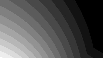 Black white line and curve color gradient 