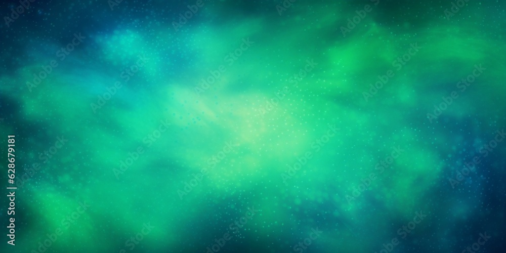 Leinwandbilder generative ai : abstract greenblue background with tonal transitions abstract background with spots 