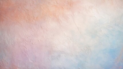 Generative AI : Beautiful abstract wall texture with decorative plaster in grunge style with mixed shades of light blue pink and golden Gentle soft background Wallpaper in pastel colors copy space