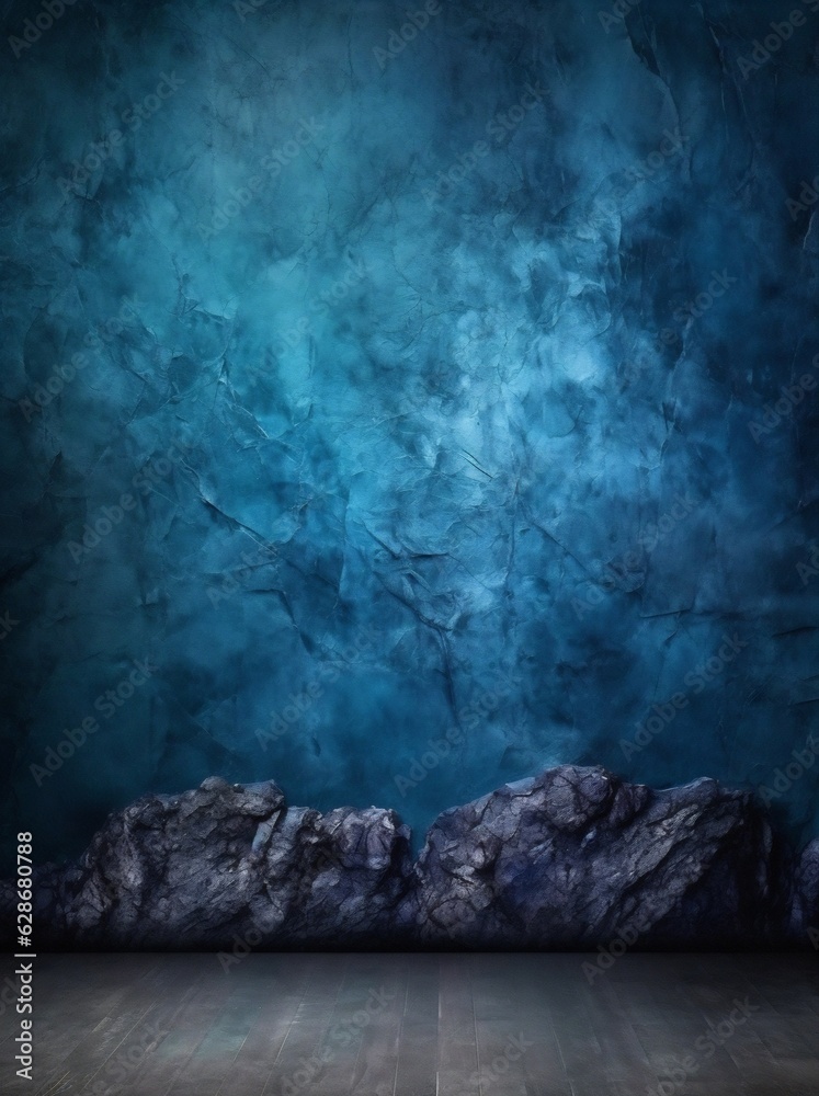 Aufkleber generative ai : beautiful abstract texture background in blue mixed light and dark shades wallpaper 