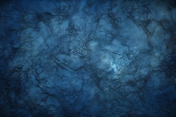 Generative AI : Background grain texture blue paint wall Beautiful abstract grunge decorative navy blue dark wallpaper