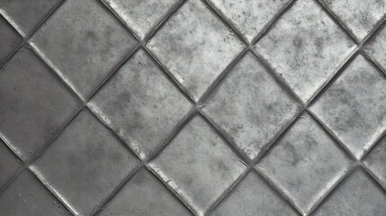 Generative AI : Background metal texture with diamonds silver color Texture grunge metal scratched Old beautiful vintage metal texture