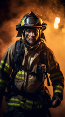 Raging Inferno Response: Firefighters at the Front, Generative AI