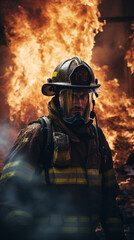 Into the Heart of the Inferno: Firefighters in Action, Generative AI