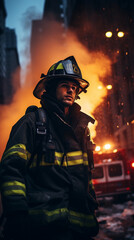 Into the Heat: Firefighters at the Scene, Generative AI