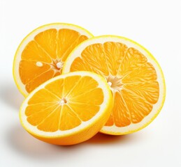 Fototapeta premium Orange slice isolated.