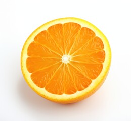 Orange slice isolated