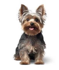 Yorkshire terrier dog isolated