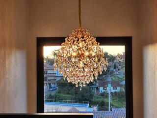 luminária, lustre de luxo