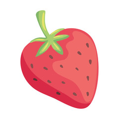 fruit strawberry nature icon design