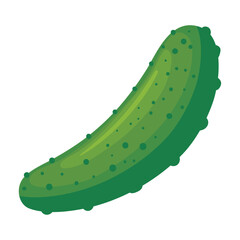 cucumber vegetable icon isolated