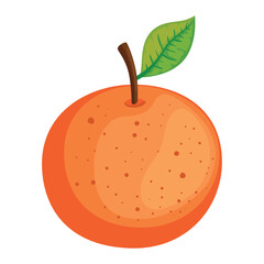 orange fruit isolated icon style