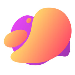 Liquid shape. Abstract splash. Vector illustration