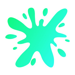Abstract splash. Liquid shape. Vector illustration