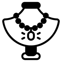 Neclace, glyph icon